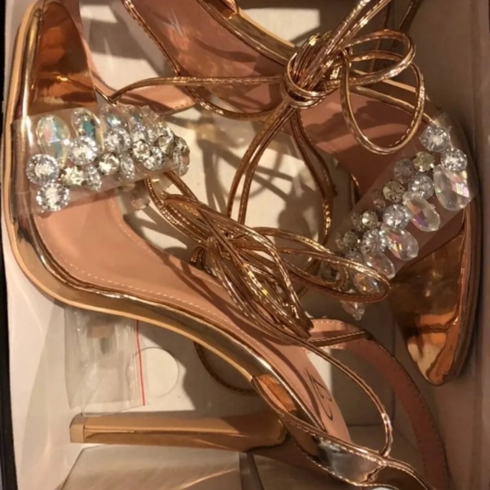 Rhinestone heels